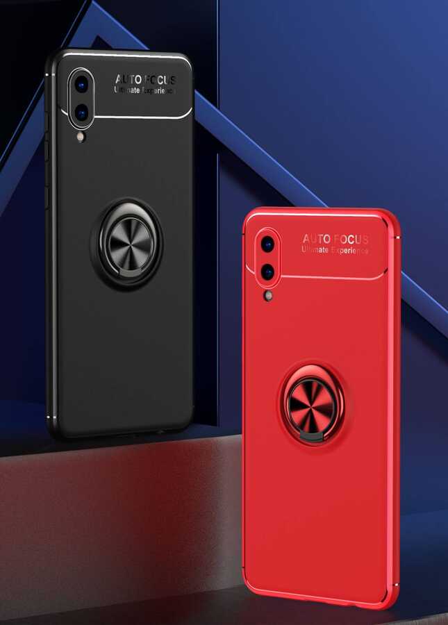 Galaxy A02 Kılıf Zore Ravel Silikon Kapak Siyah