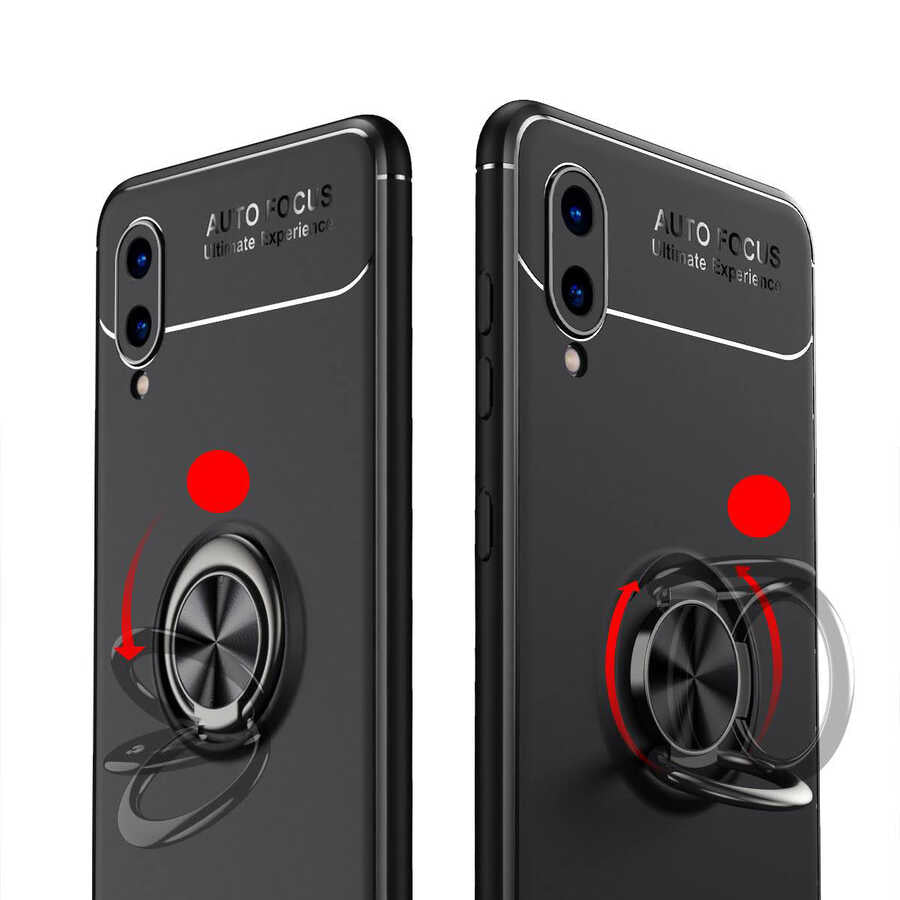 Galaxy A02 Kılıf Zore Ravel Silikon Kapak Siyah