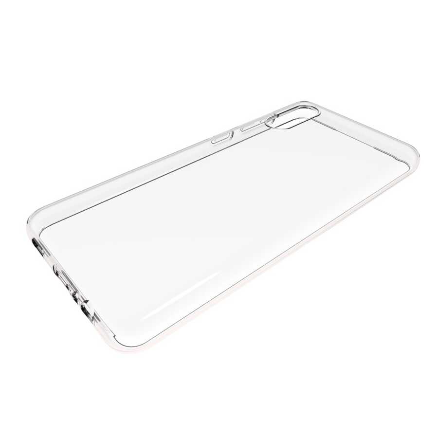 Galaxy A02 Kılıf Zore Süper Silikon Kapak Renksiz