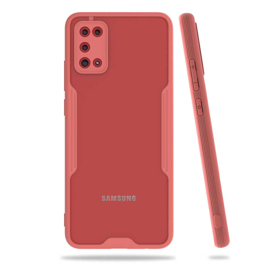 Galaxy A02S Kılıf Zore Parfe Kapak Pembe
