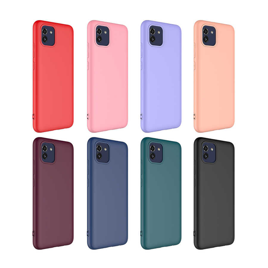 Galaxy A03 Kılıf Zore Mara Lansman Kapak Siyah