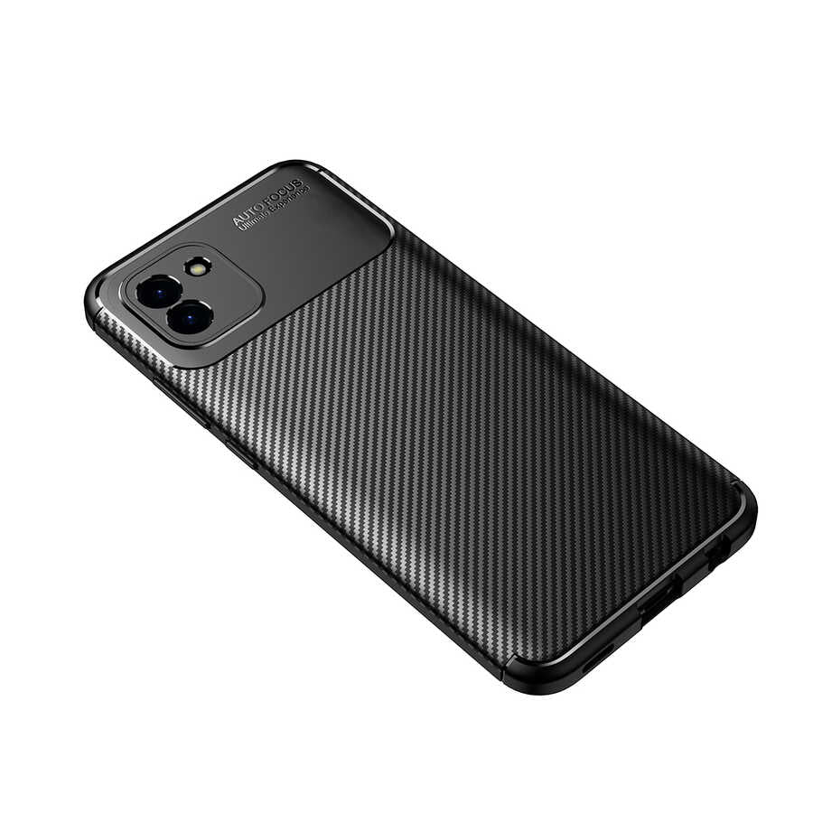 Galaxy A03 Kılıf Zore Negro Silikon Kapak Lacivert