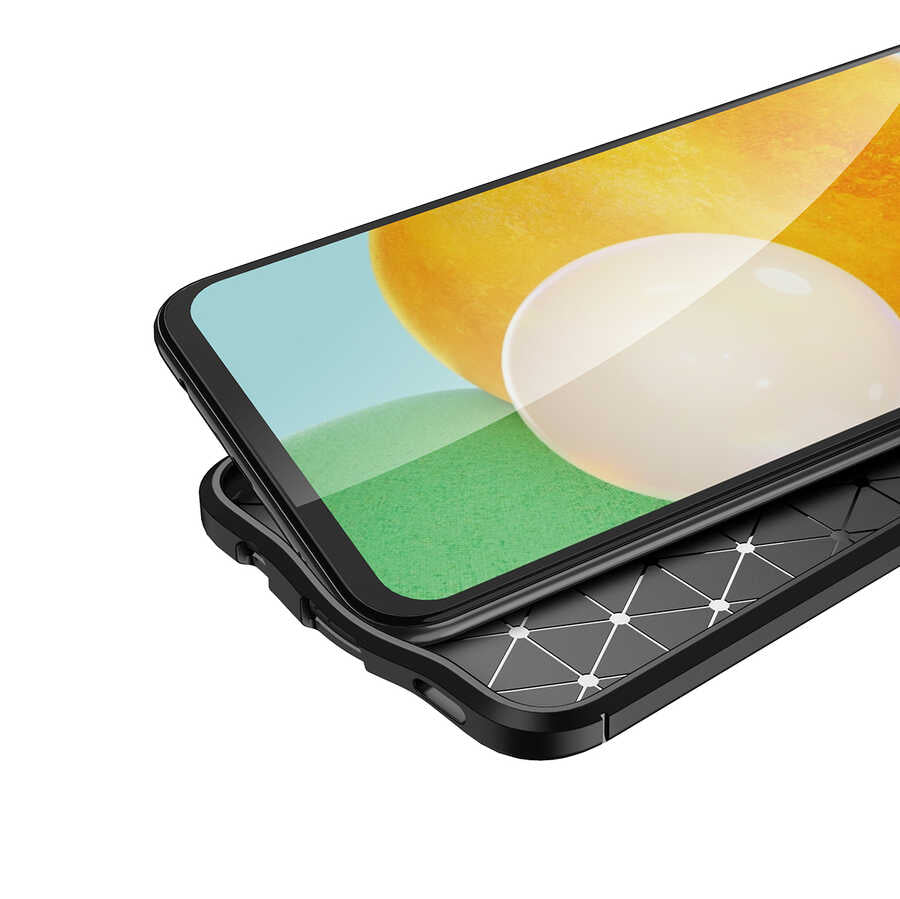 Galaxy A03 Kılıf Zore Niss Silikon Kapak Siyah