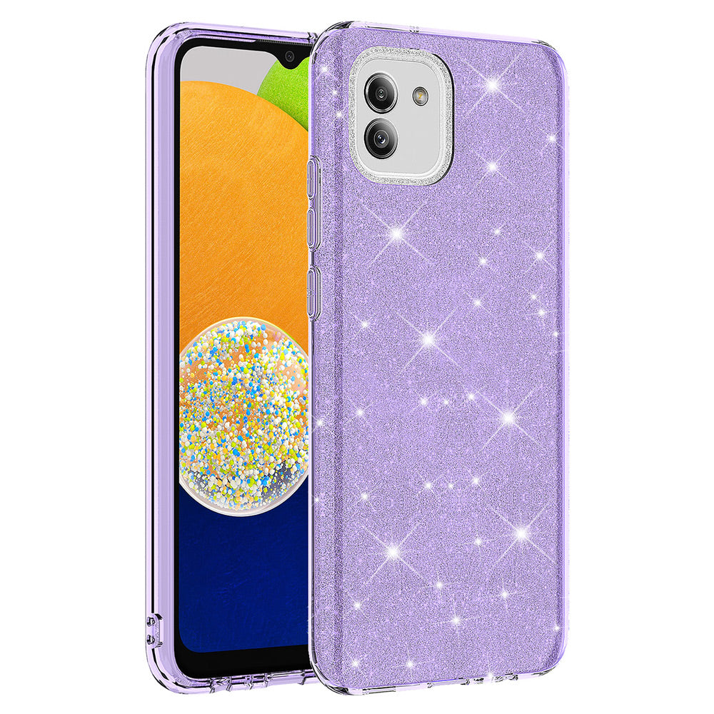 Galaxy A03 Kılıf Zore Shining Silikon