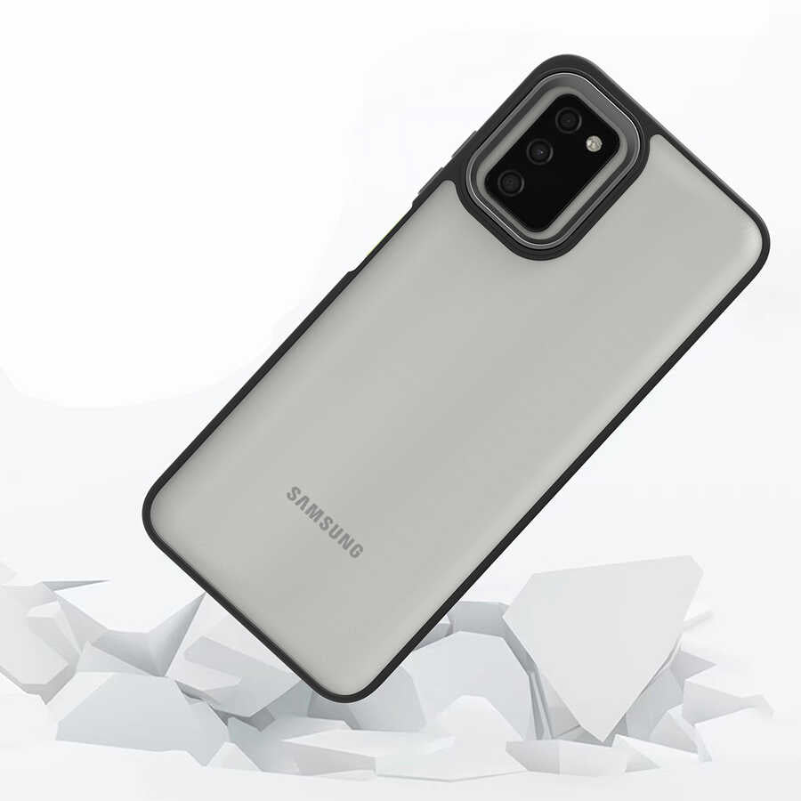 Galaxy A03S Kılıf Zore Flora Kapak Yeşil