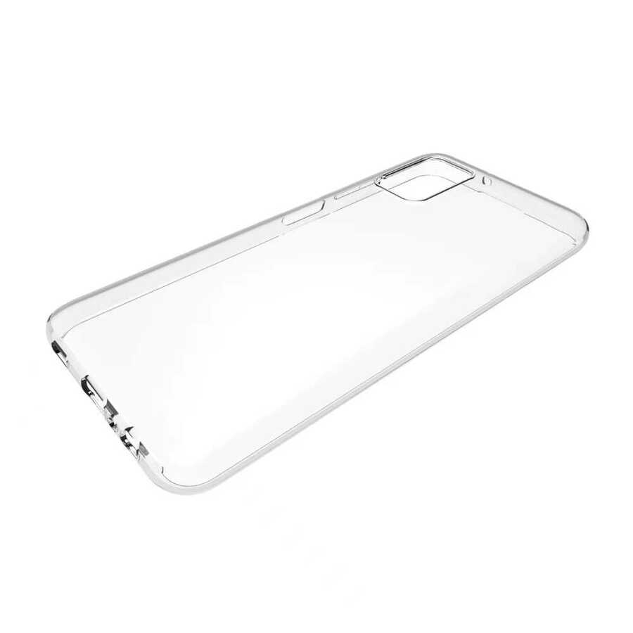 Galaxy A03S Kılıf Zore Süper Silikon Kapak Renksiz