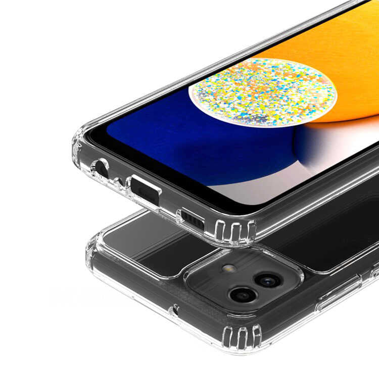 Galaxy A04 Kılıf Zore 2mm Anti Shock Silikon Renksiz