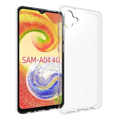 Galaxy A04 Kılıf Zore Süper Silikon Kapak Renksiz