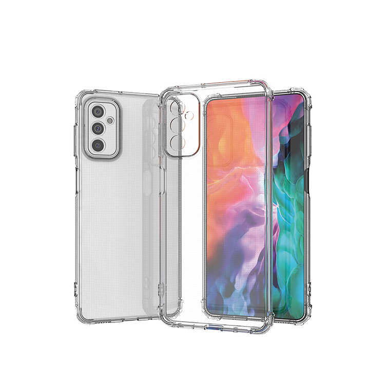 Galaxy A04S Kılıf Zore 2mm Anti Shock Silikon Renksiz