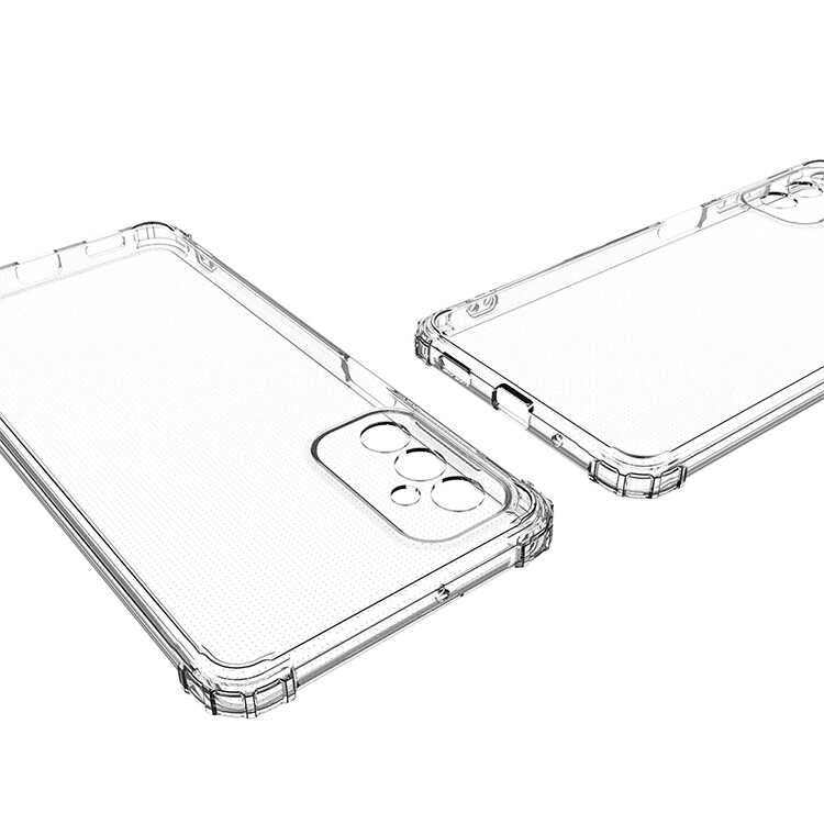 Galaxy A04S Kılıf Zore 2mm Anti Shock Silikon Renksiz