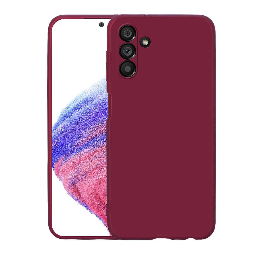 Galaxy A04S Kılıf Zore Mara Lansman Kapak Koyu Mor
