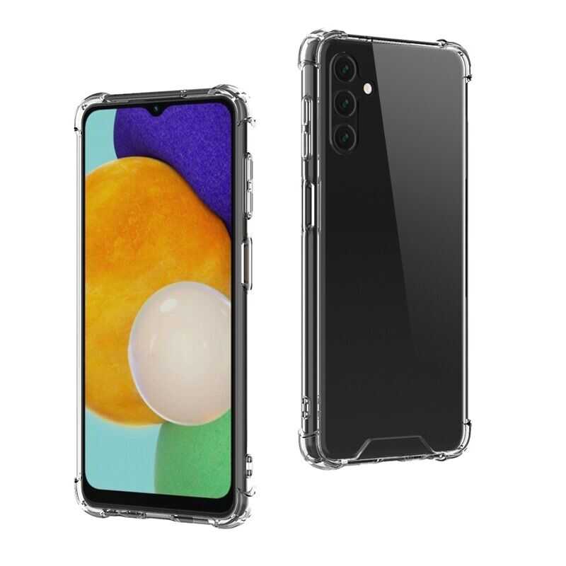 Galaxy A04S Kılıf Zore Nitro Anti Shock Silikon Renksiz