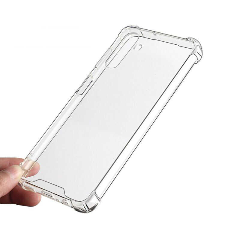 Galaxy A04S Kılıf Zore Nitro Anti Shock Silikon Renksiz