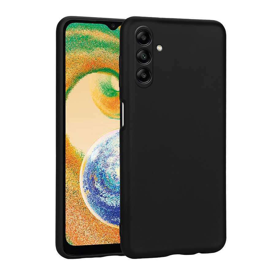 Galaxy A04S Kılıf Zore Premier Silikon Kapak Siyah