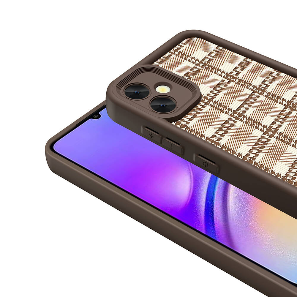 Galaxy A05 Kılıf Kamera Korumalı Baskılı Arka Yüzey Zore Klas Kapak Beyaz