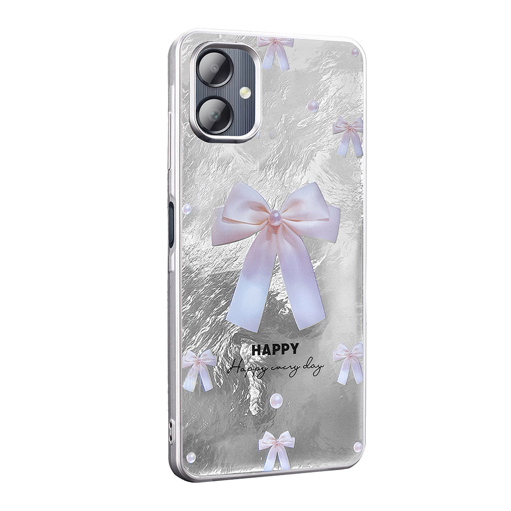 Galaxy A06 Kılıf Desenli Zore Mep Kapak Gold Leopar