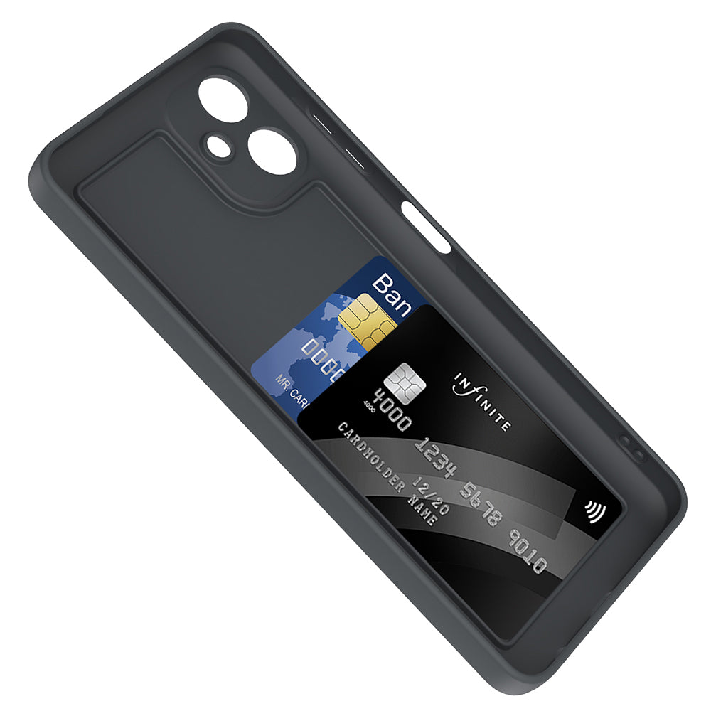 Galaxy A06 Kılıf Kamera Korumalı Kartlık Hazneli Zore Vitra Kapak Pembe