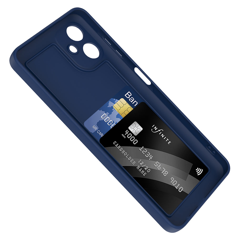 Galaxy A06 Kılıf Kamera Korumalı Kartlık Hazneli Zore Vitra Kapak Pembe