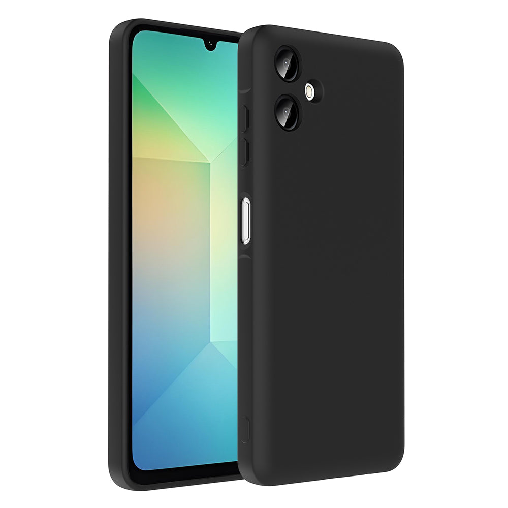 Galaxy A06 Kılıf Kamera Korumalı Kartlık Hazneli Zore Vitra Kapak Siyah