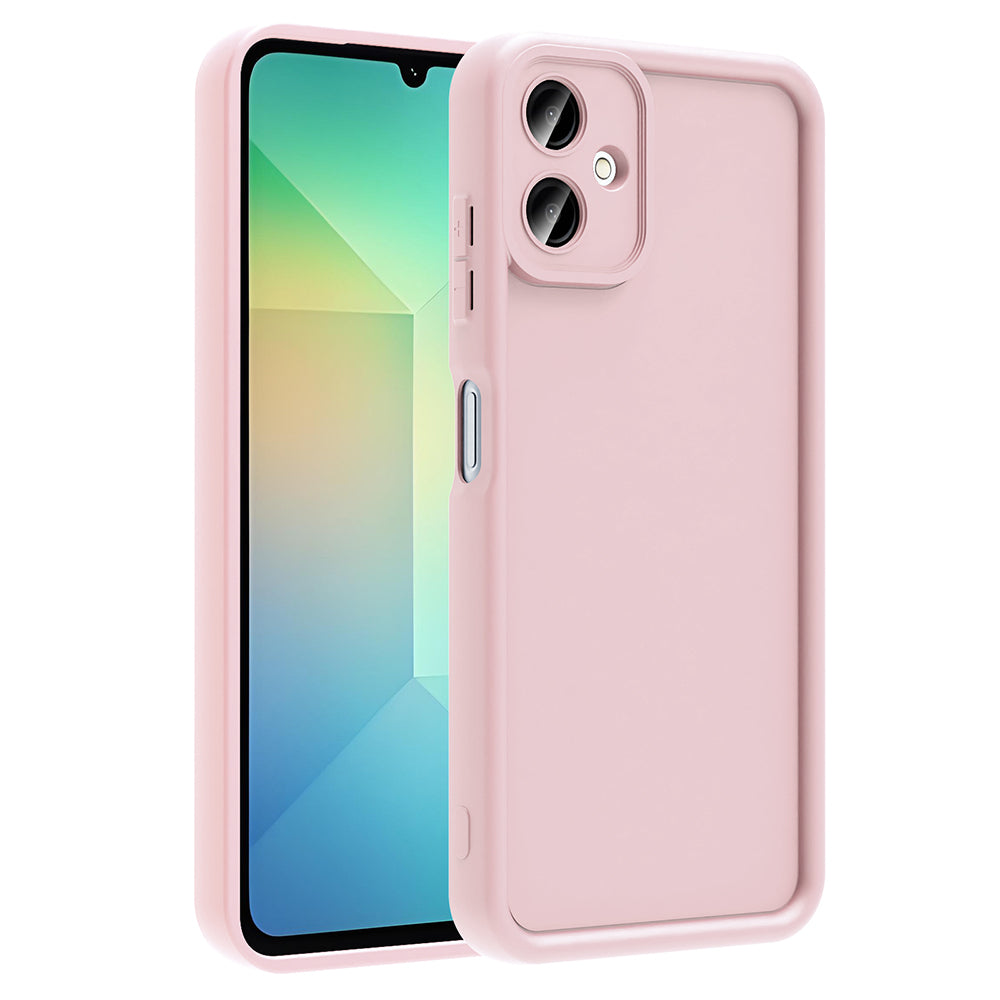 Galaxy A06 Kılıf Kamera Korumalı Zore Ananas Kapak Pembe