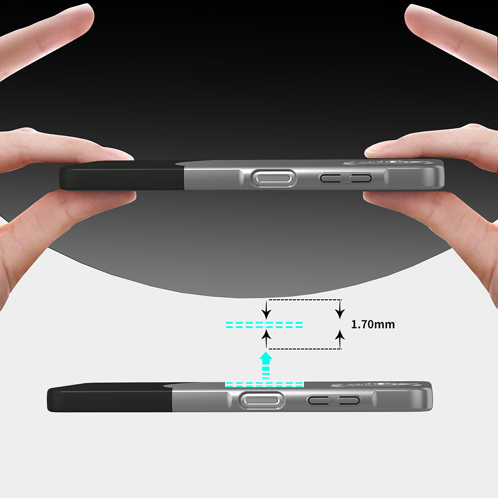 Galaxy A06 Kılıf Mıknatıslı Zore Duble Kapak Gri
