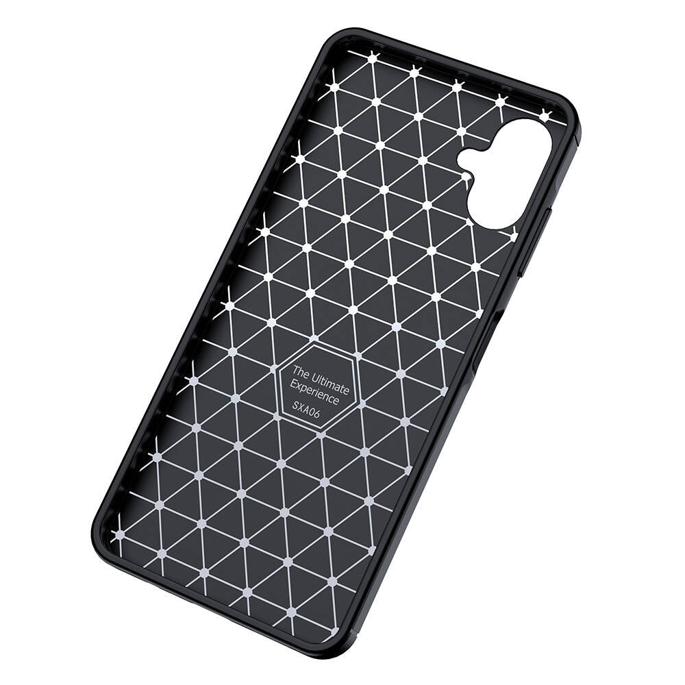 Galaxy A06 Kılıf Zore Negro Silikon Kapak Siyah