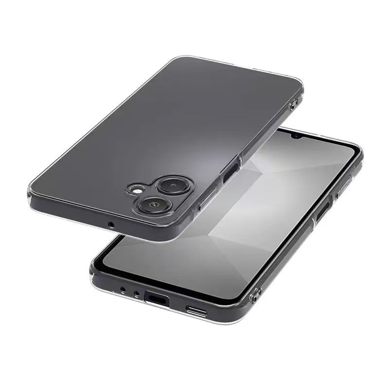 Galaxy A07 Kılıf Zore Süper Silikon Kapak Şeffaf