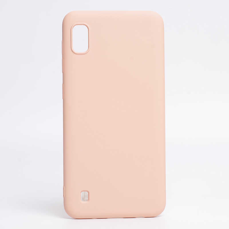 Galaxy A10 Kılıf Zore İnci Silikon Pembe