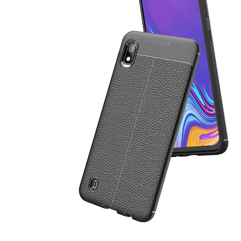 Galaxy A10 Kılıf Zore Niss Silikon Kapak Siyah