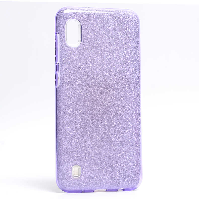 Galaxy A10 Kılıf Zore Shining Silikon Mor