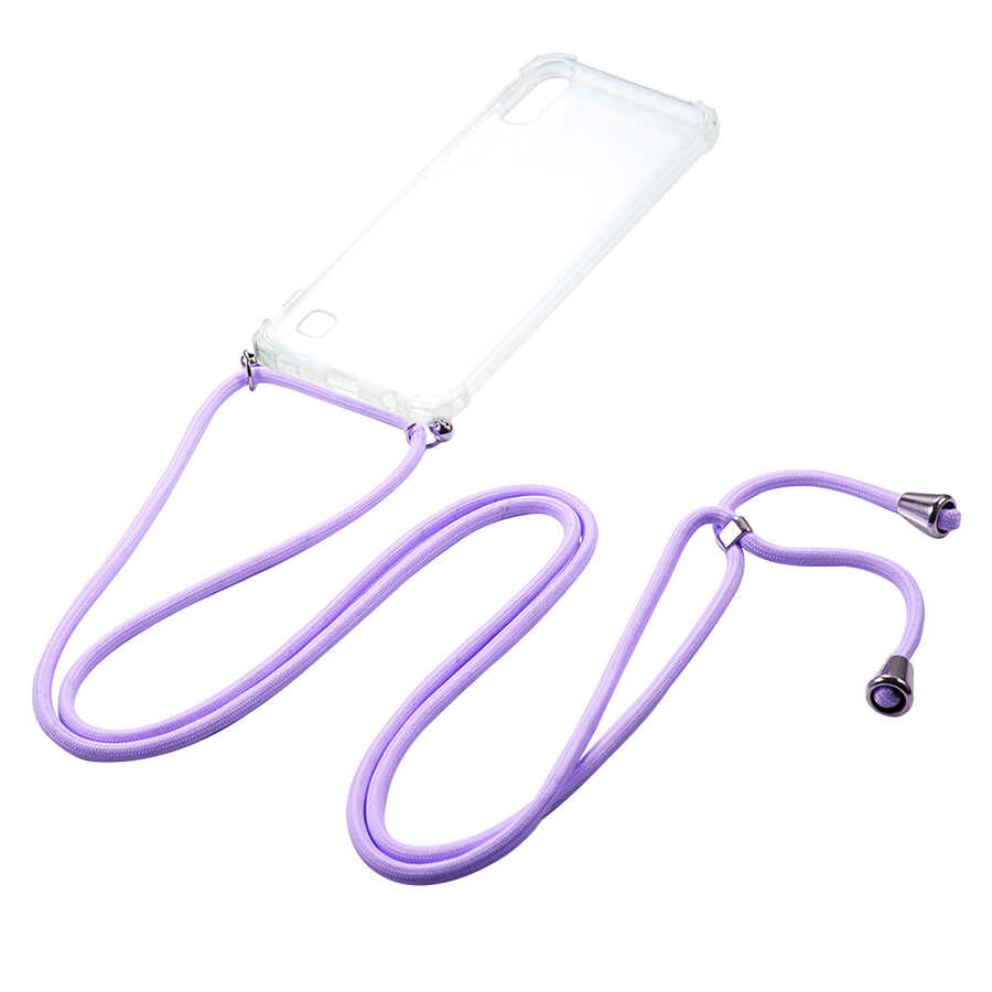 Galaxy A10 Kılıf Zore X-Rop Kapak Renksiz