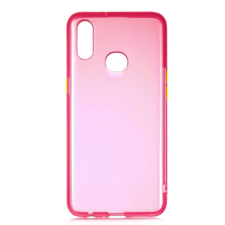 Galaxy A10S Kılıf Zore Bistro Kapak Pembe