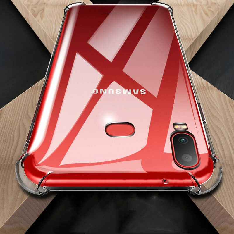 Galaxy A10S Kılıf Zore Nitro Anti Shock Silikon Renksiz