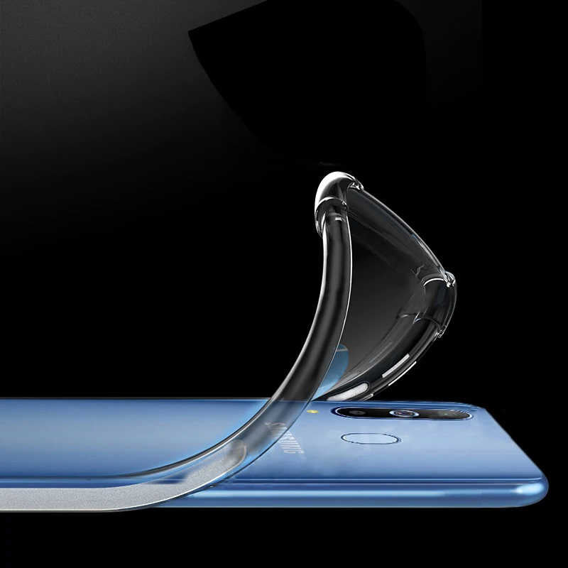 Galaxy A10S Kılıf Zore Nitro Anti Shock Silikon Renksiz