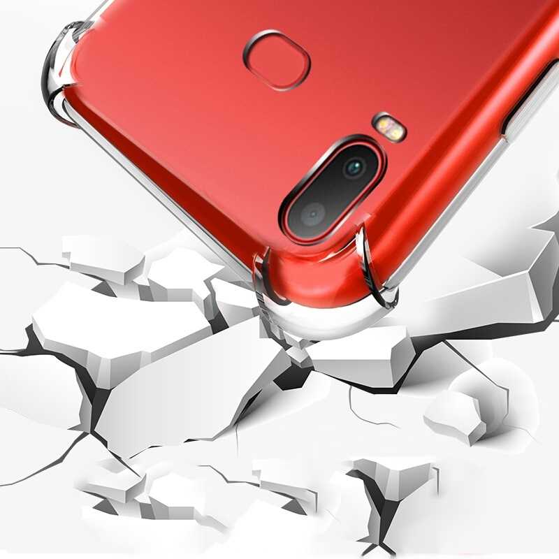 Galaxy A10S Kılıf Zore Nitro Anti Shock Silikon Renksiz