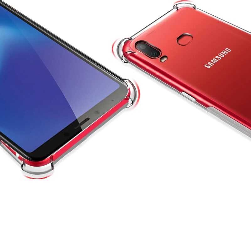 Galaxy A10S Kılıf Zore Nitro Anti Shock Silikon Renksiz