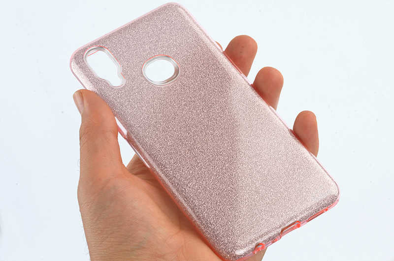 Galaxy A10S Kılıf Zore Shining Silikon Kırmızı