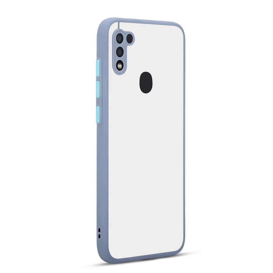 Galaxy A11 Kılıf Zore Hux Kapak Turkuaz