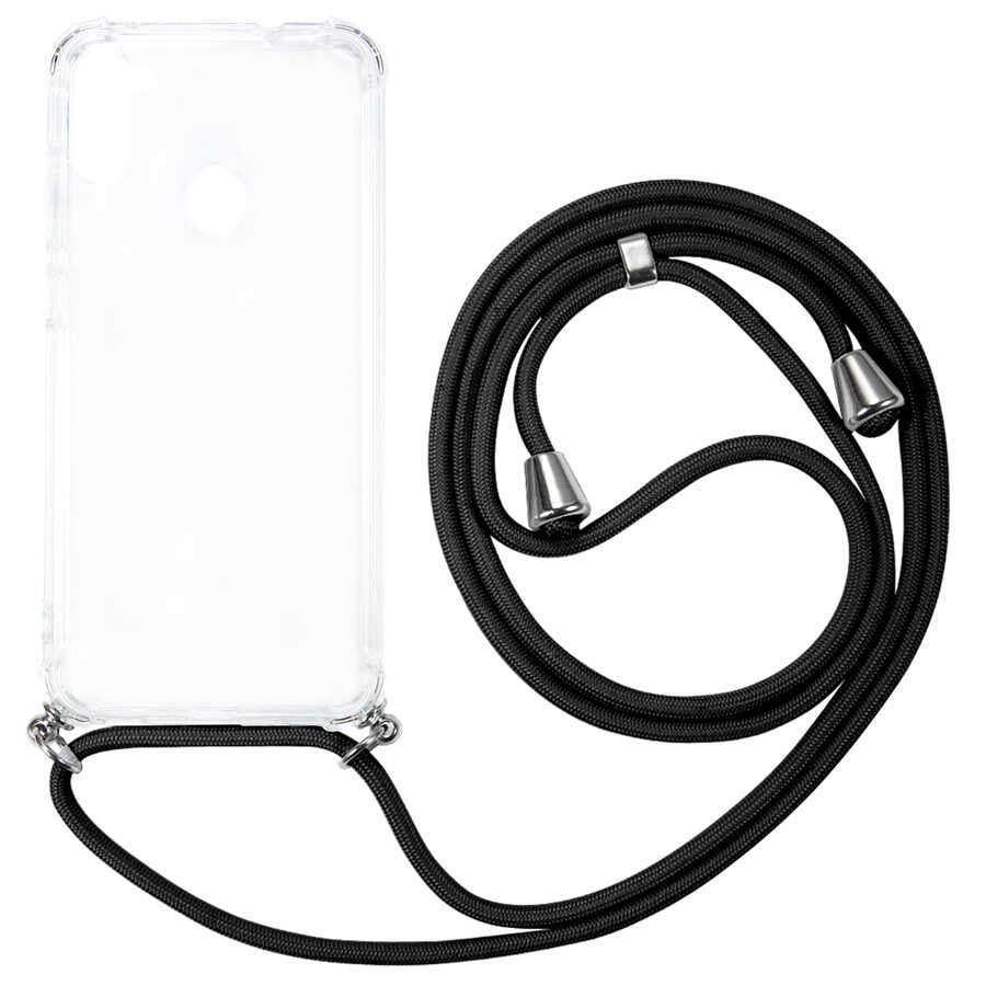 Galaxy A11 Kılıf Zore X-Rop Kapak Renksiz