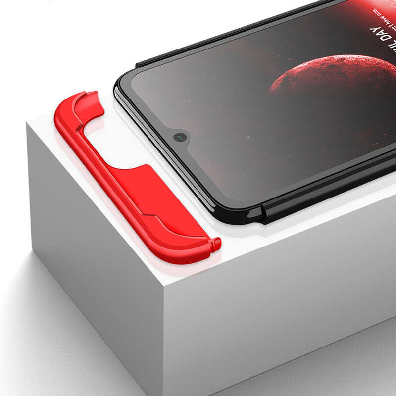 Galaxy A12 Kılıf Zore Ays Kapak Kırmızı