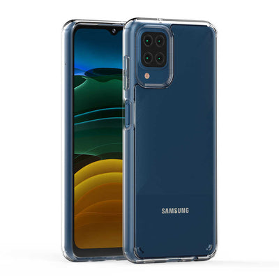 Galaxy A12 Kılıf Zore Coss Kapak Renksiz