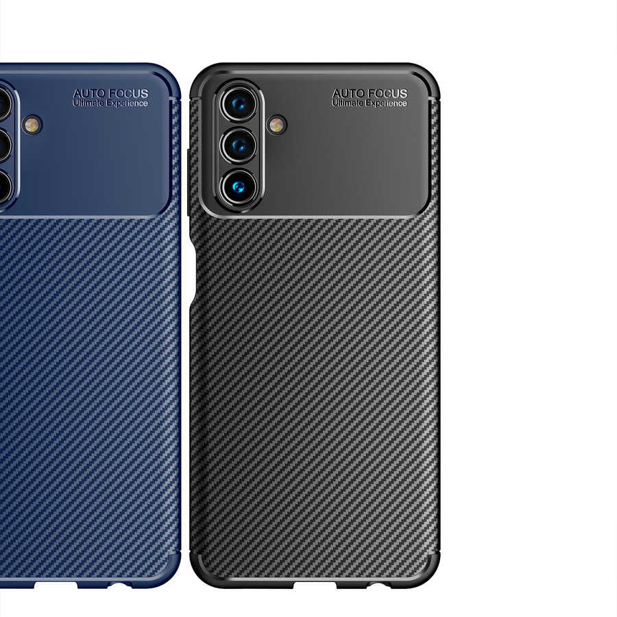 Galaxy A13 5G Kılıf Zore Negro Silikon Kapak Lacivert