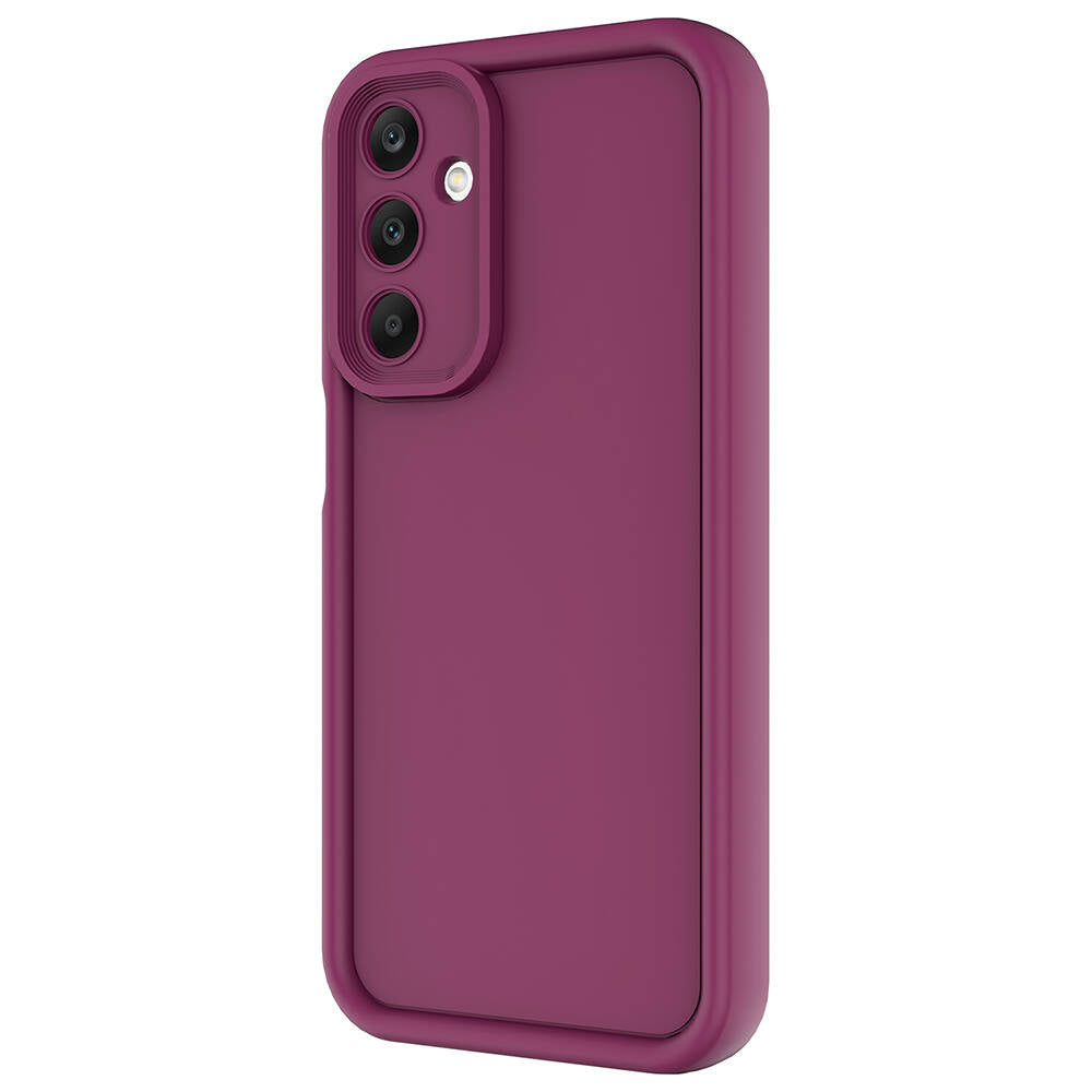 Galaxy A15 Kılıf Kamera Korumalı Zore Ananas Kapak Kahverengi