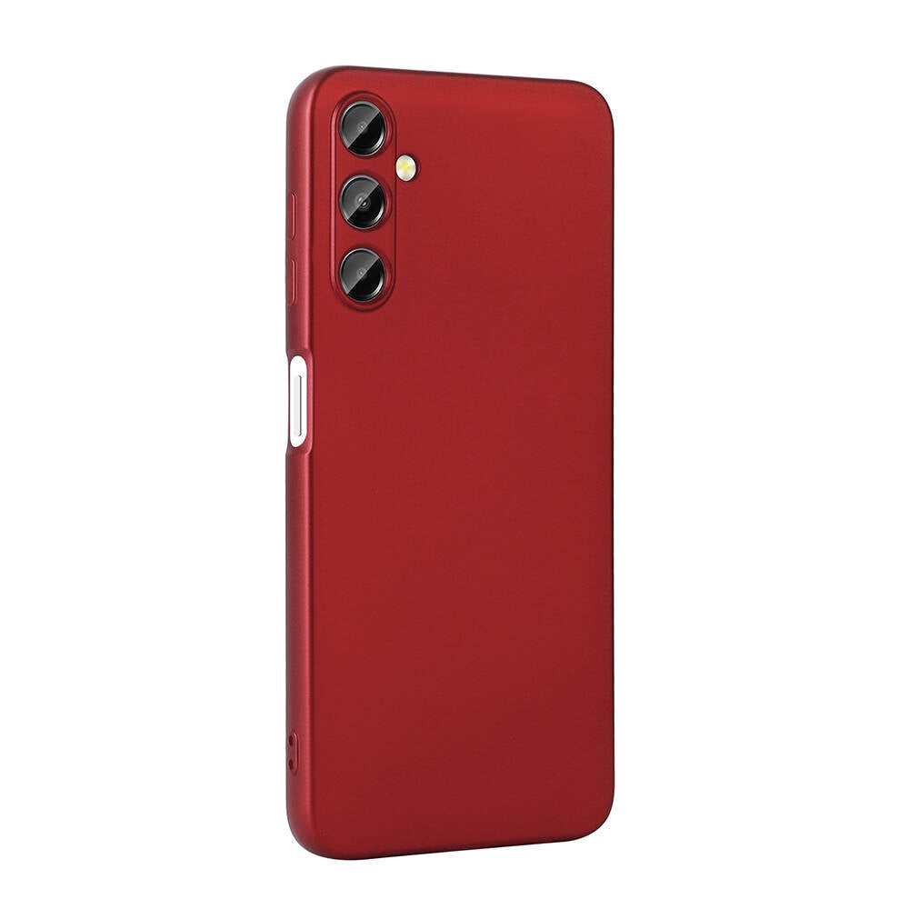 Galaxy A15 Kılıf Zore Premier Silikon Kapak Mürdüm