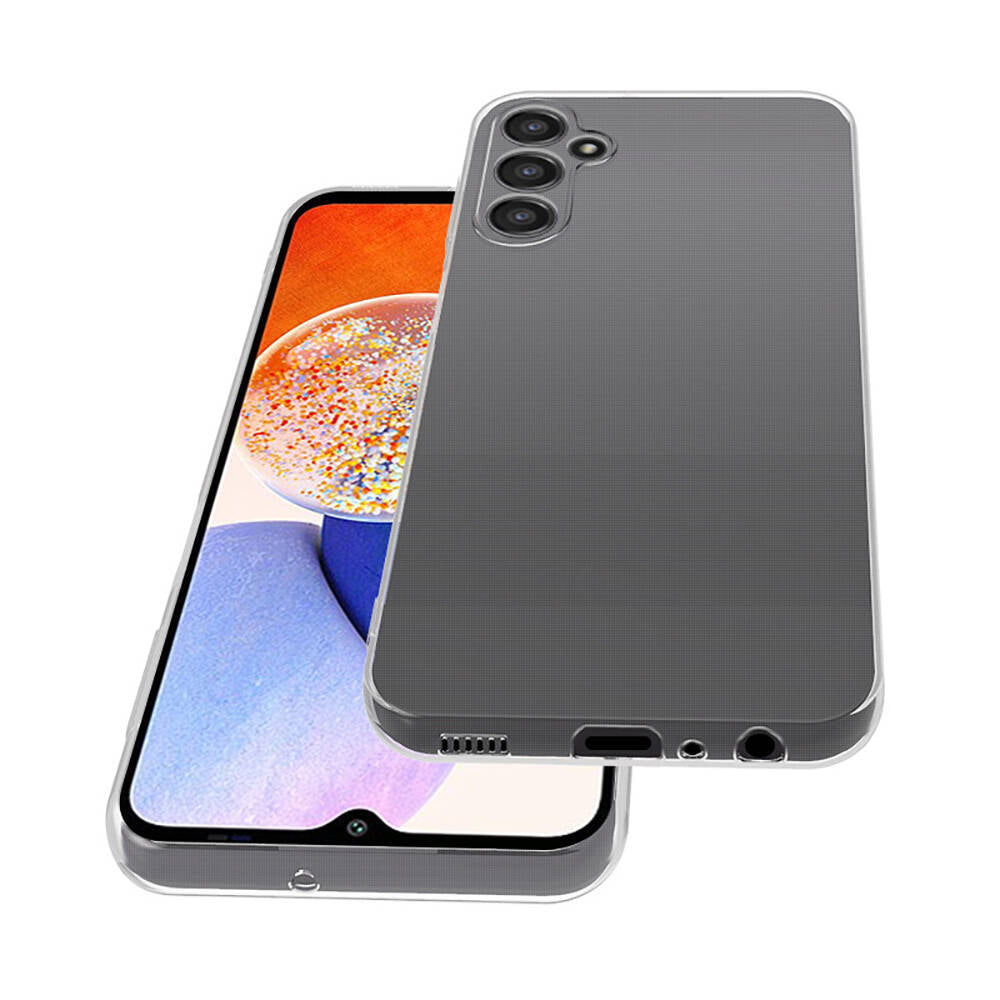 Galaxy A15 Kılıf Zore Süper Silikon Kapak Renksiz