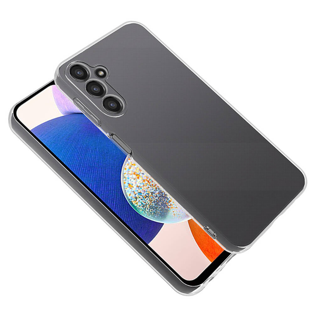 Galaxy A15 Kılıf Zore Süper Silikon Kapak Renksiz