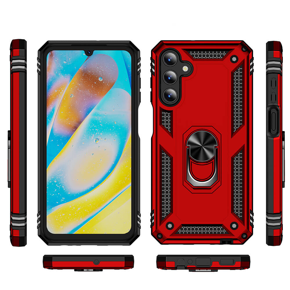 Galaxy A15 Kılıf Zore Vega Kapak Kırmızı