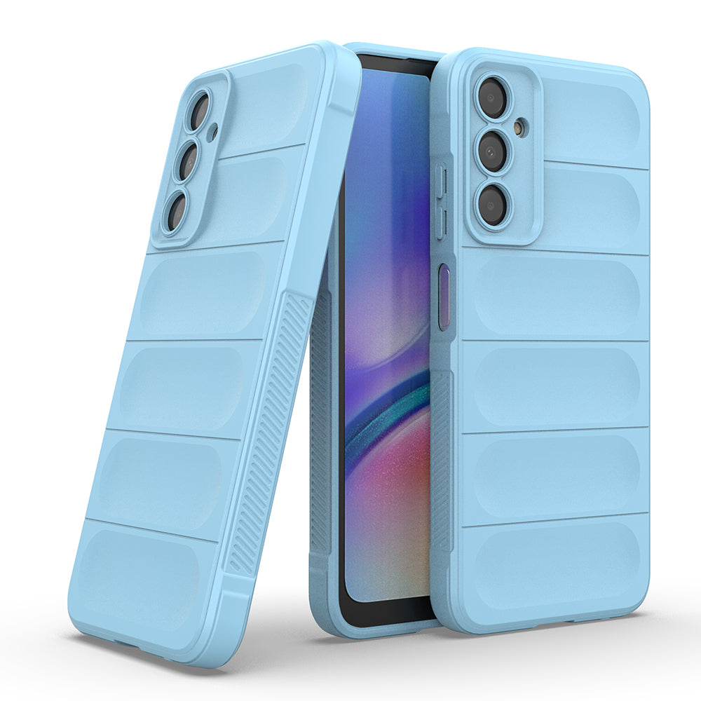 Galaxy A16 Kılıf Esnek TPU Oyuklu Arka Yüzey Tasarımlı Zore Etnik Silikon Kapak Kırmızı