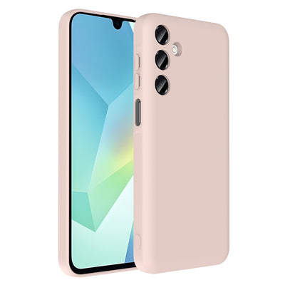 Galaxy A16 Kılıf Kamera Korumalı Kartlık Hazneli Zore Vitra Kapak Kahverengi