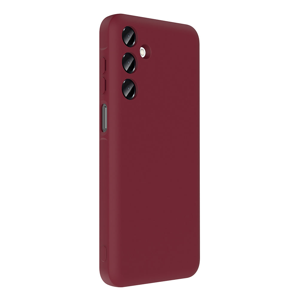 Galaxy A16 Kılıf Kamera Korumalı Kartlık Hazneli Zore Vitra Kapak Mürdüm